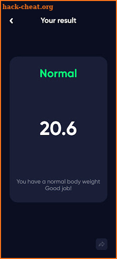 BMI Calculator screenshot