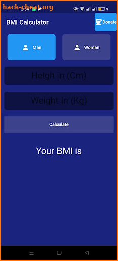 BMI Calculator screenshot