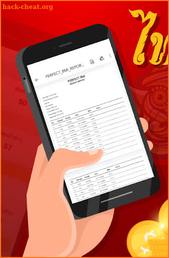 BMI calculator screenshot