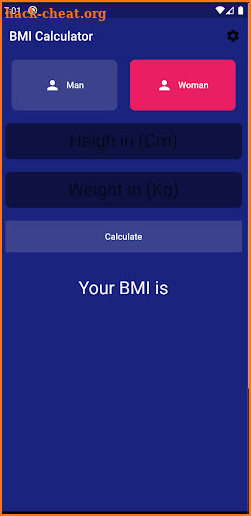 BMI Calculator screenshot