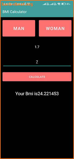 Bmi Calculator screenshot