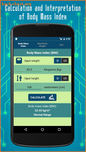 BMI Calculator App: Body Mass Index & Ideal Body screenshot