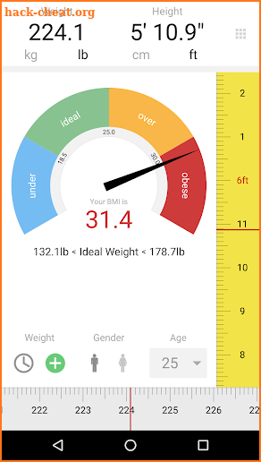 BMI Calculator Pro screenshot