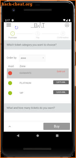 BMTickets screenshot