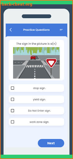 BMV Ohio - Permit Practice Test - 2021 screenshot