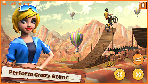 BMX Bicycle Stunts : Cycle Multiplayer Racing Game screenshot