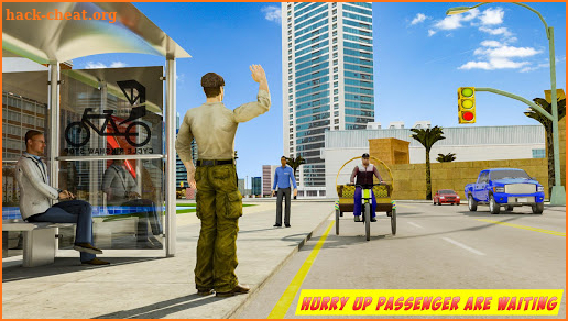 BMX Bicycle Taxi Driving City Passenger Simulator screenshot