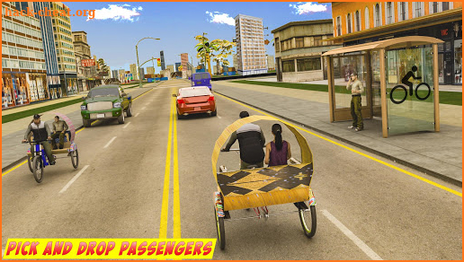 BMX Bicycle Taxi Driving City Passenger Simulator screenshot