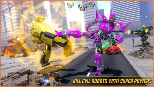 BMX Cycle Robot Game: Robot Transforming Games screenshot