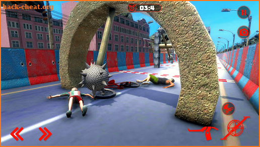 BMX Guts Glory Game - Happy Obstacle Course Wheels screenshot