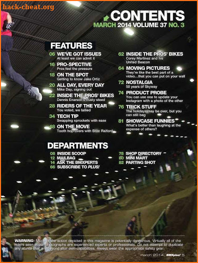 BMX PLUS! MAGAZINE screenshot