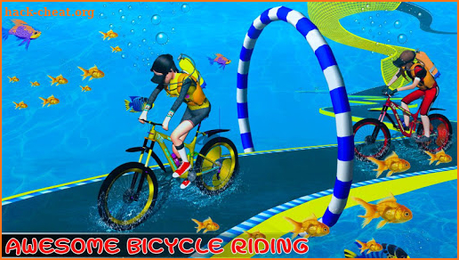 BMX Stunts Water Racer screenshot