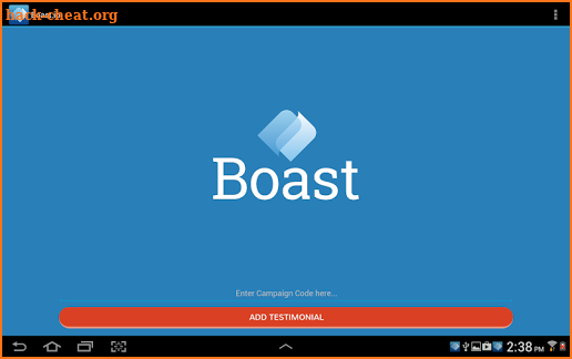 Boast.io screenshot