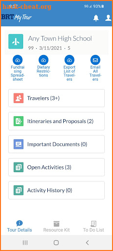 Bob Rogers Travel MyTour screenshot