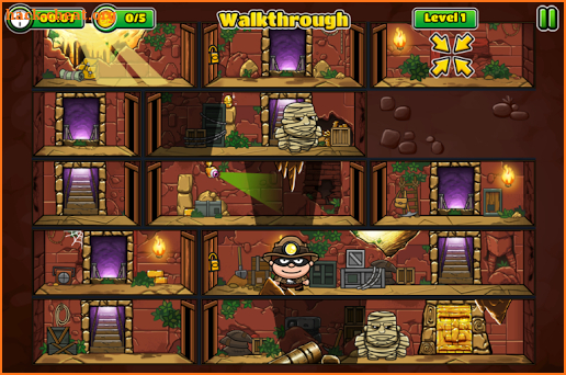 Bob The Robber 5: Temple Adventure by Kizi games screenshot