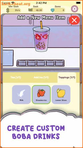 Boba Barista Idle screenshot