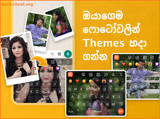 Bobble Keyboard – Sinhala, Tamil, GIFs, Stickers screenshot