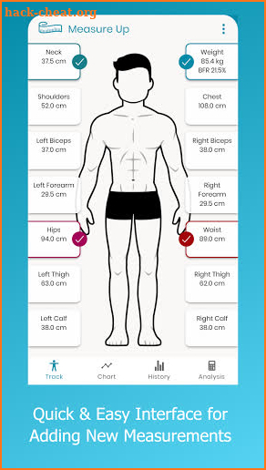 Body Measurement Tracker screenshot