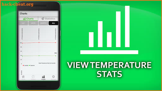 Body Temperature Checker Diary: Log History Info screenshot