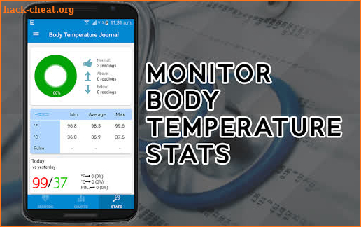 Body Temperature Checker : Scan Fever Test Tracker screenshot