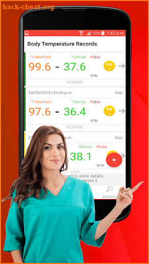 Body Temperature Checker : Scan Test Tracker Diary screenshot