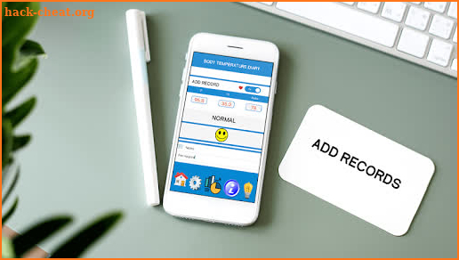 Body Temperature : Fever Thermometer Diary Tracker screenshot