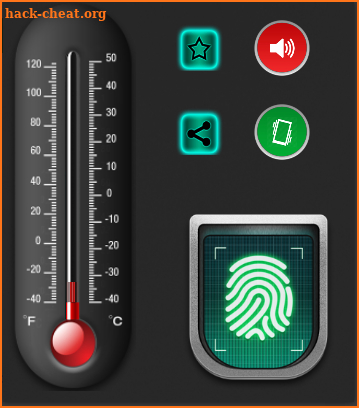 Body Temperature Scanner: thermometer simulator screenshot