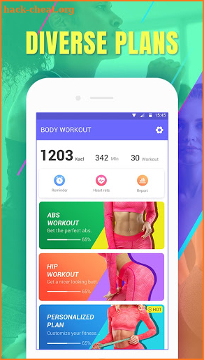 Body Workout-Lose Fat&Body Shaping&Burn Calories screenshot