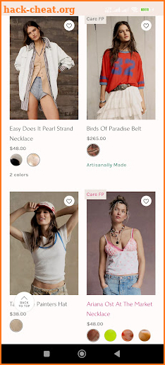 Boho Free People - F.P Clothes screenshot