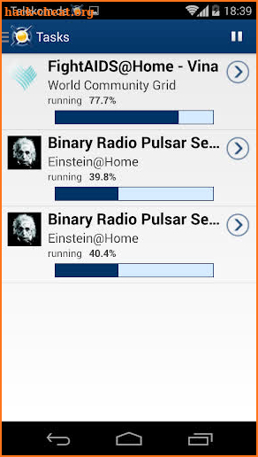 BOINC screenshot