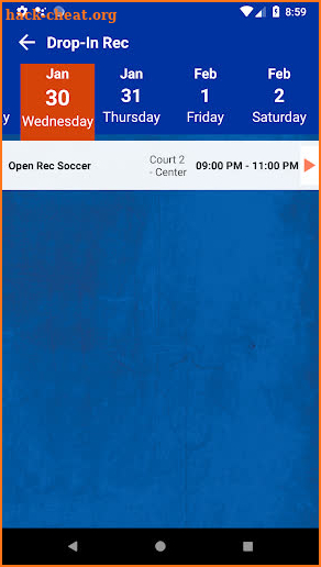 Boise State Rec Center screenshot