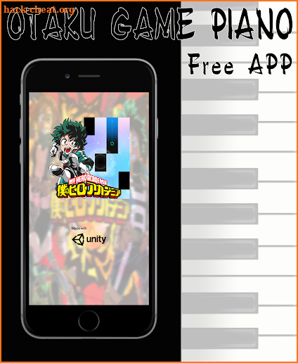 Boku no Hero Academia My Otaku Game Piano screenshot