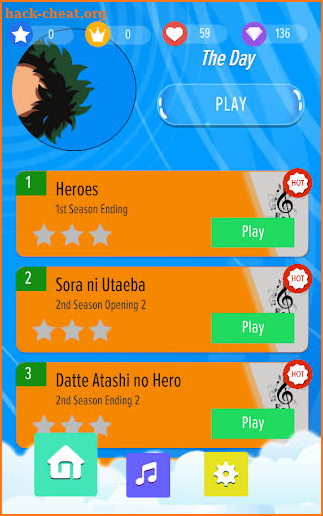 Boku no Hero Academia Piano Tiles screenshot