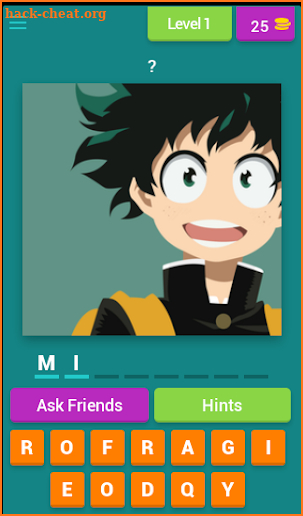 Boku No Hero Academia Quiz screenshot