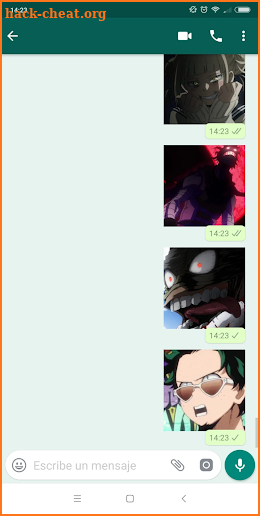 Boku no Hero Sticker - for WhatsApp screenshot