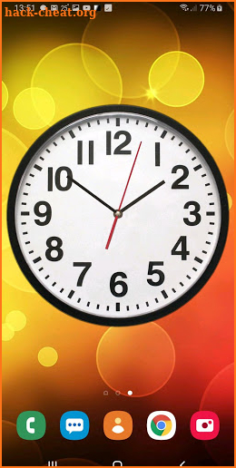 Bold Clockfaces for Battery Saving Analog Clocks screenshot