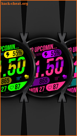 Bold Digital Watch Face 012 screenshot