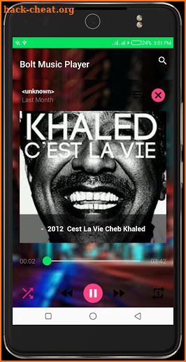 Bolt - Music Player 2019 screenshot