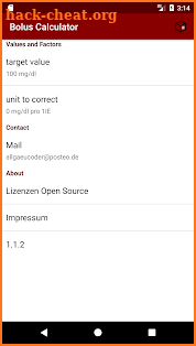 Bolus Calculator screenshot