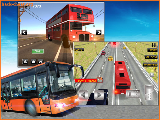 Bomb Bus Racing 2018 screenshot