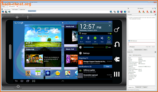Bomgar for Samsung screenshot