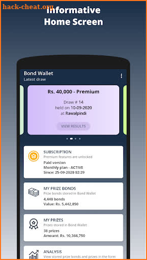 Bond Wallet screenshot