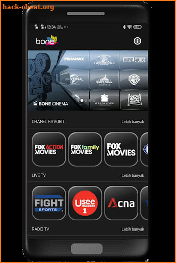 Bone TV Mobile screenshot