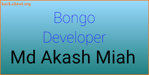 Bongo Developer_Md Akash Miah screenshot