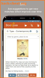 Bookaxe -  Book Recommendations & Reviews screenshot