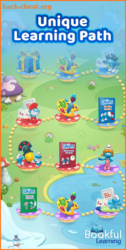 Bookful Learning: Smurfs Time screenshot