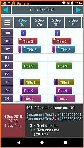 Booking Manager 2 screenshot