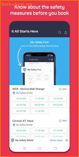 BookMyShow - Movie Tickets & Live Events screenshot