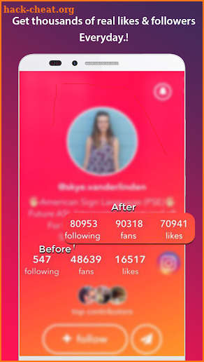 Boost fans for tik musically tok likes & follower screenshot