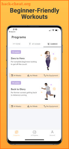 Boostcamp: Beginner Workouts screenshot